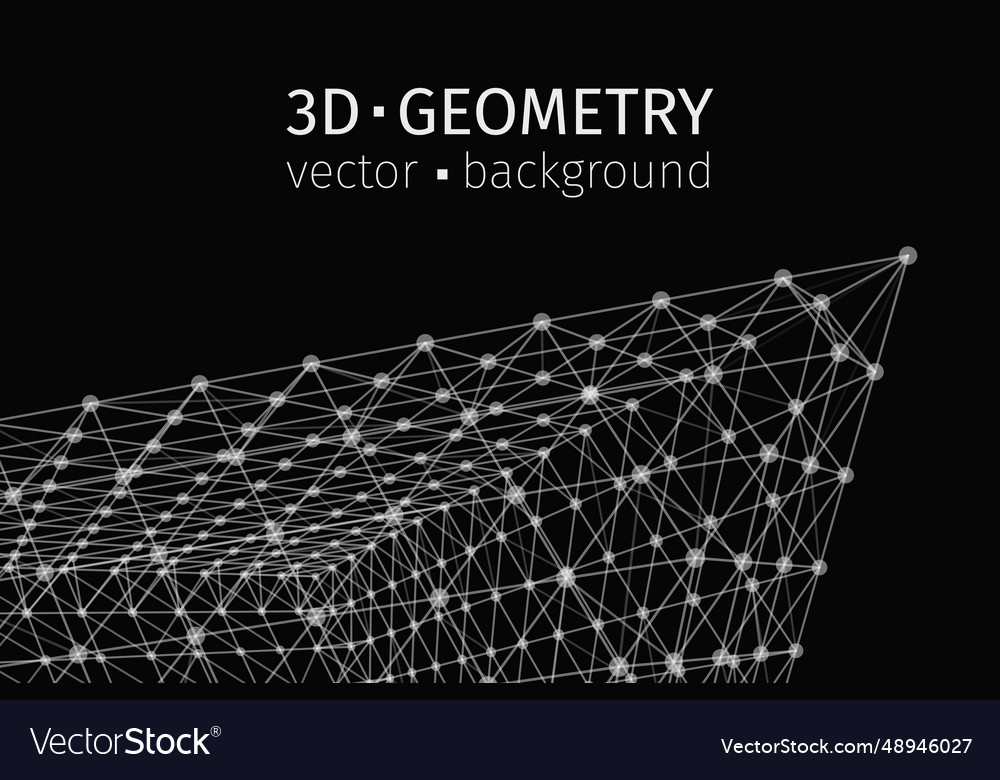 Digital plexus of glowing lines and dots Vector Image Digital plexus of glowing lines and dots