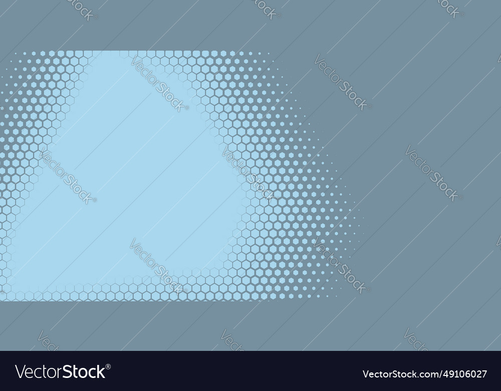 Geometric abstract hexagon two color background