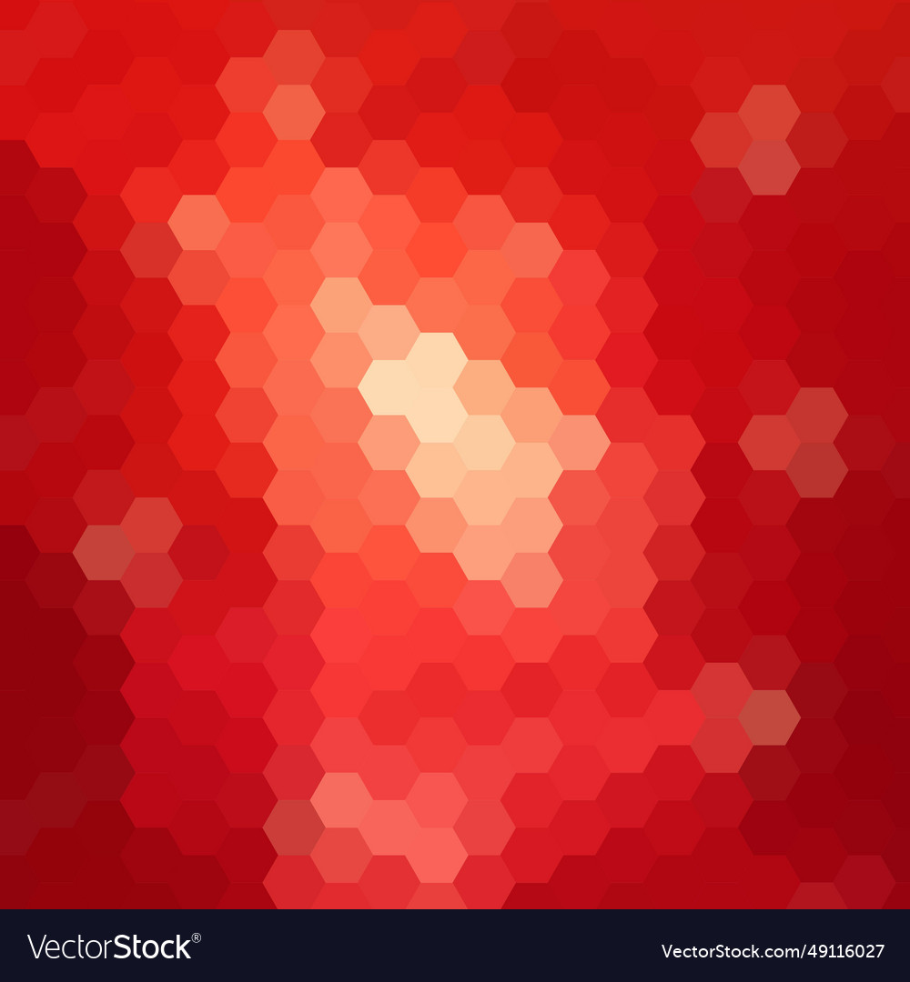 Red background mosaic abstract