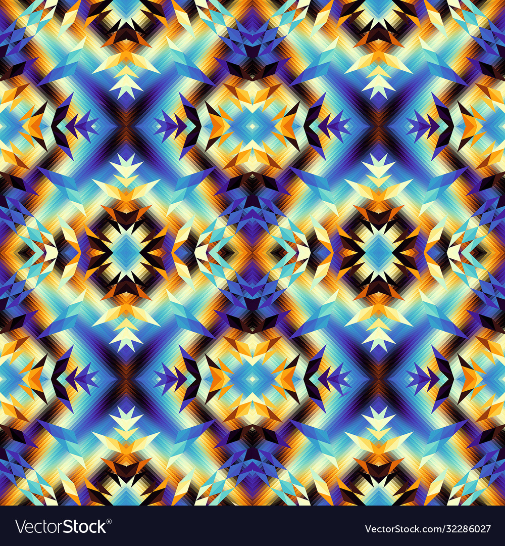 Seamless pattern background a triangles vector image Seamless pattern background a triangles