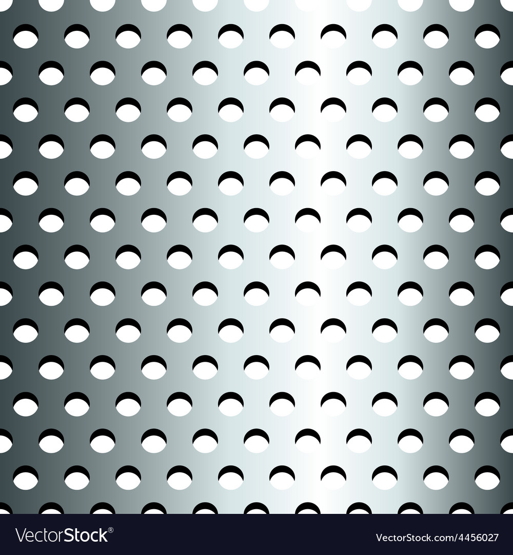 Seamless stainless metallic grid pattern Vector Image