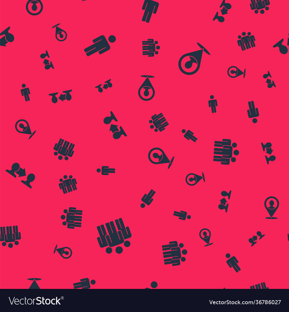 Set users group man project team base Vector Image Set users group man project team base