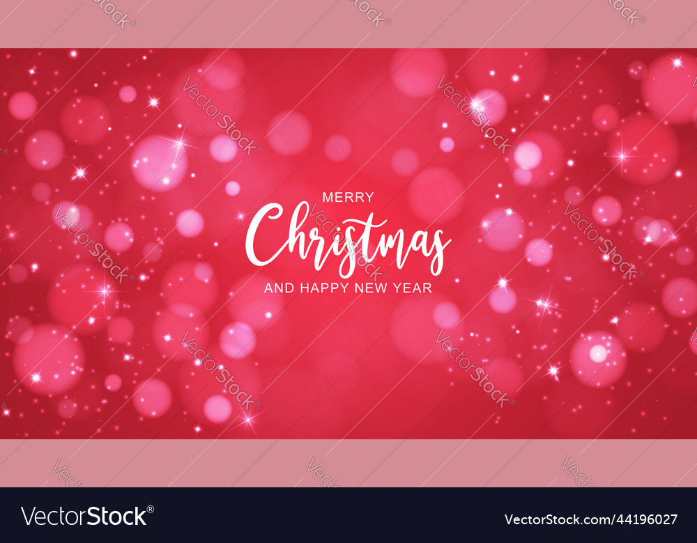Sparkling Christmas Bokeh Background