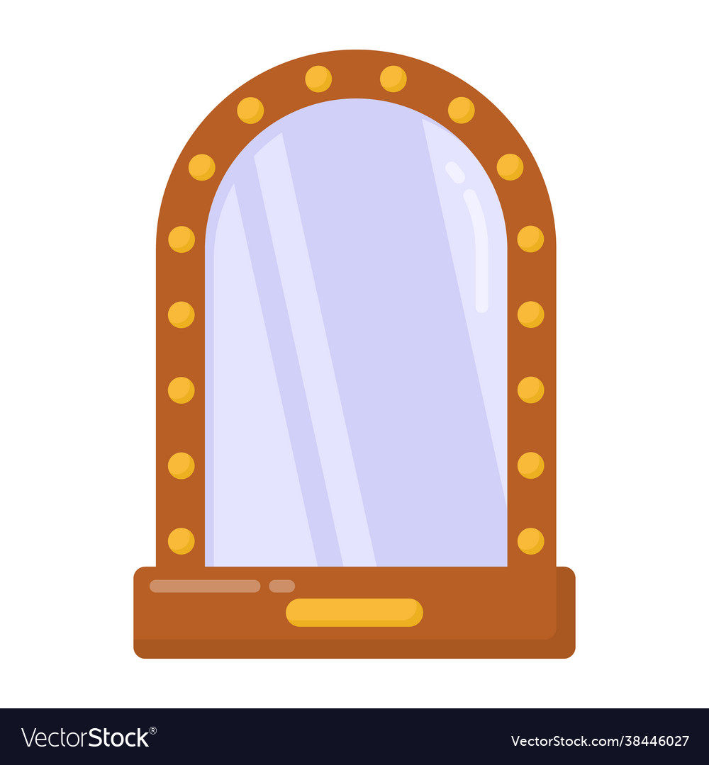 Vanity mirror Royalty Free Vector Image VectorStock
