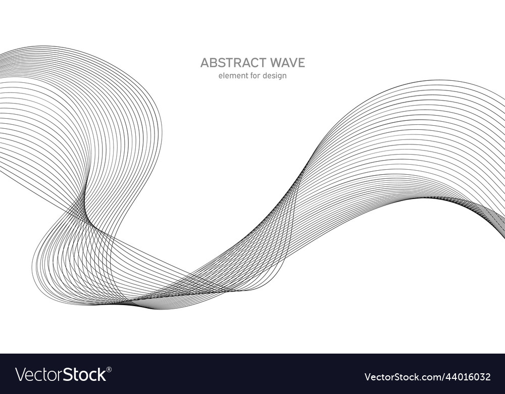 Abstract wave element for design digital vector image Abstract wave element for design digital