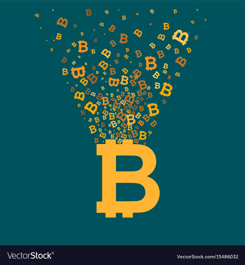 Bitcoin virtual currency concept