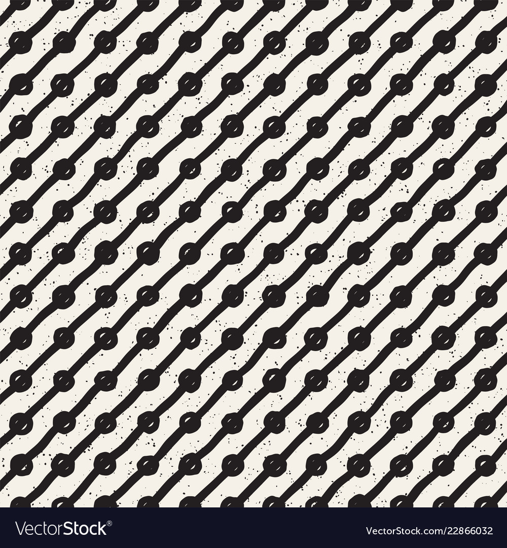 Black & White Ink Abstract Pattern
