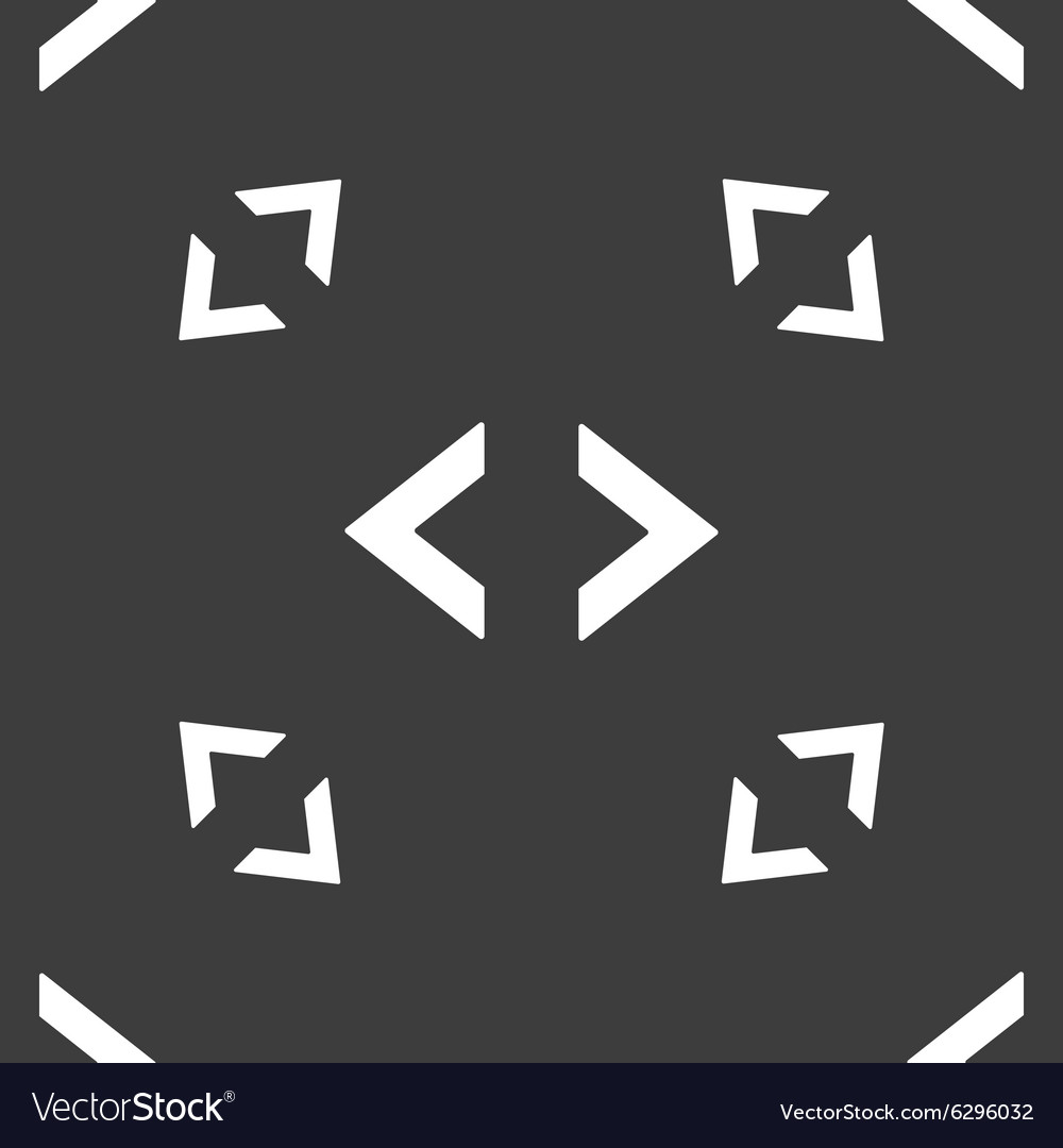 Code sign icon programmer symbol seamless pattern