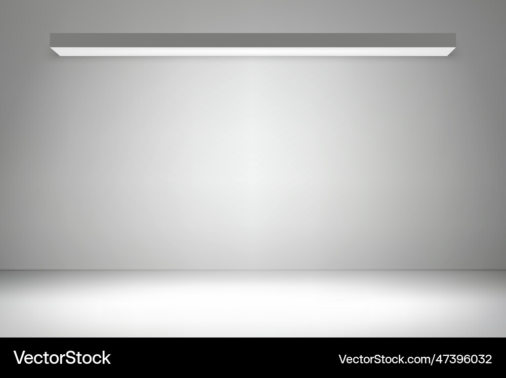 Empty studio room background with spotlight Vector Image