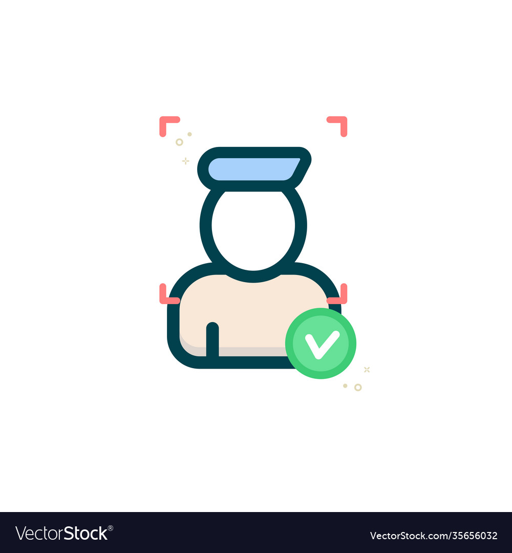 Face recognition icon verification