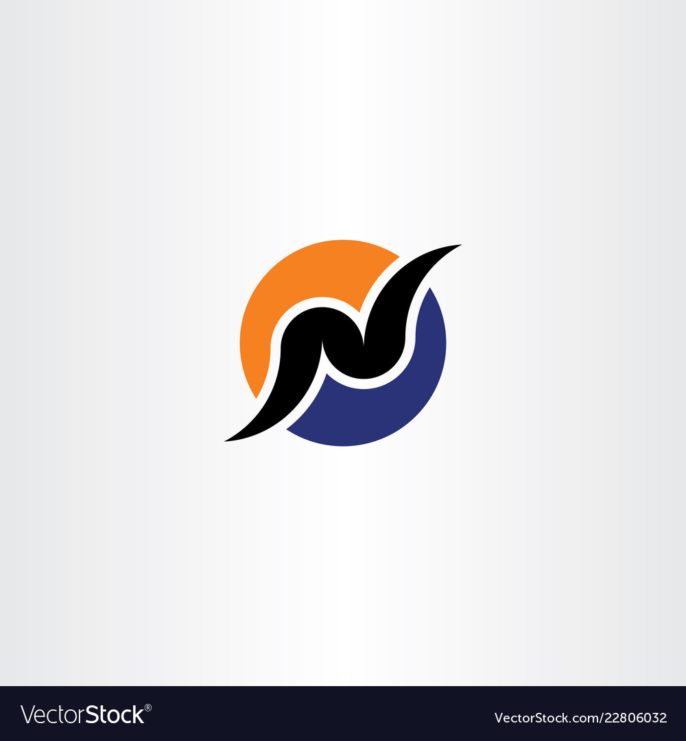 Logo design letter n