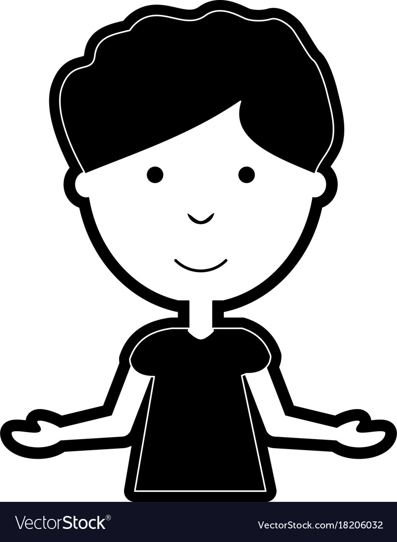 Man with open arms