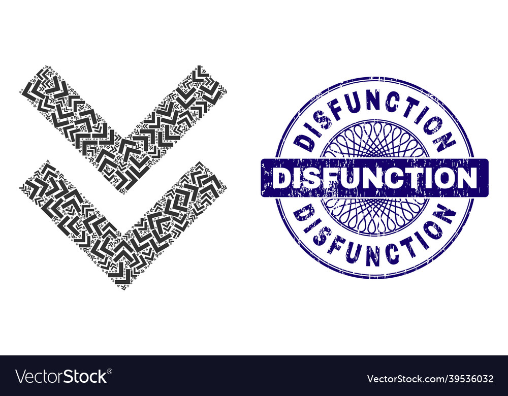 Shift down recursive composition vector image Shift down recursive composition