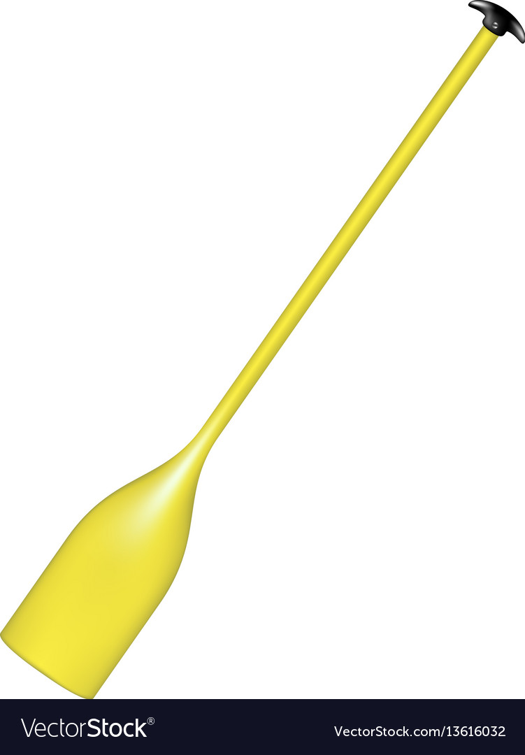 Yellow Paddle Icon