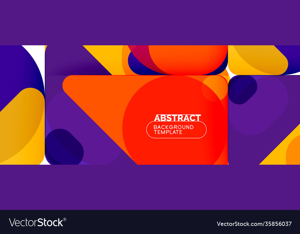 Flat geometric round shapes and dynamic lines