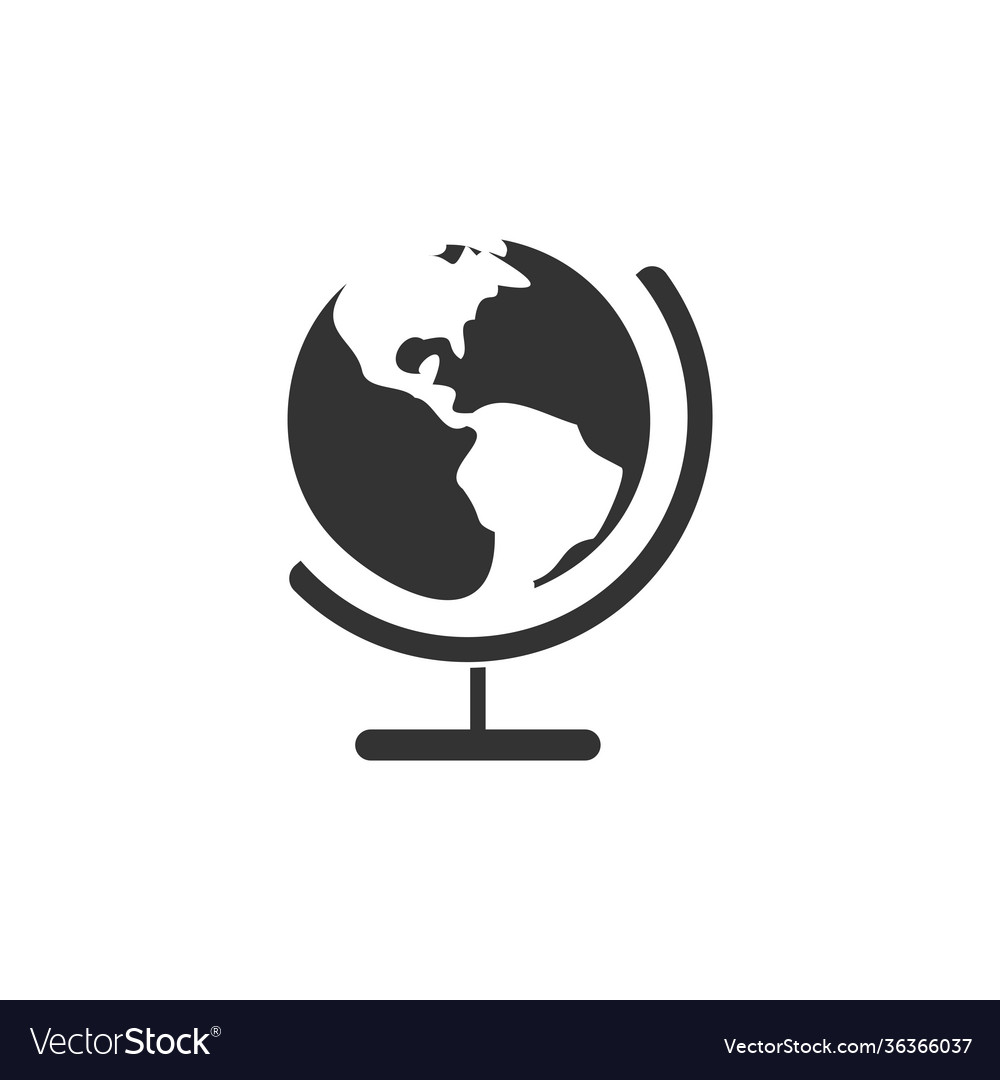 Globe icon design template isolated Royalty Free Vector