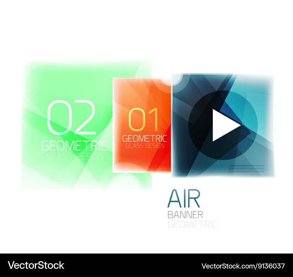 Square web box Royalty Free Vector Image - VectorStock