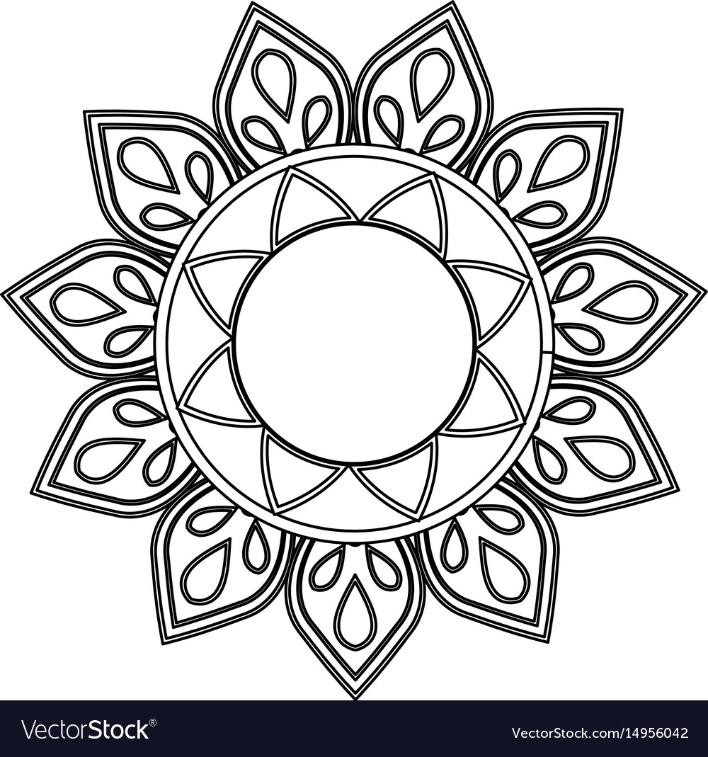 ethnische Mandala Ornament