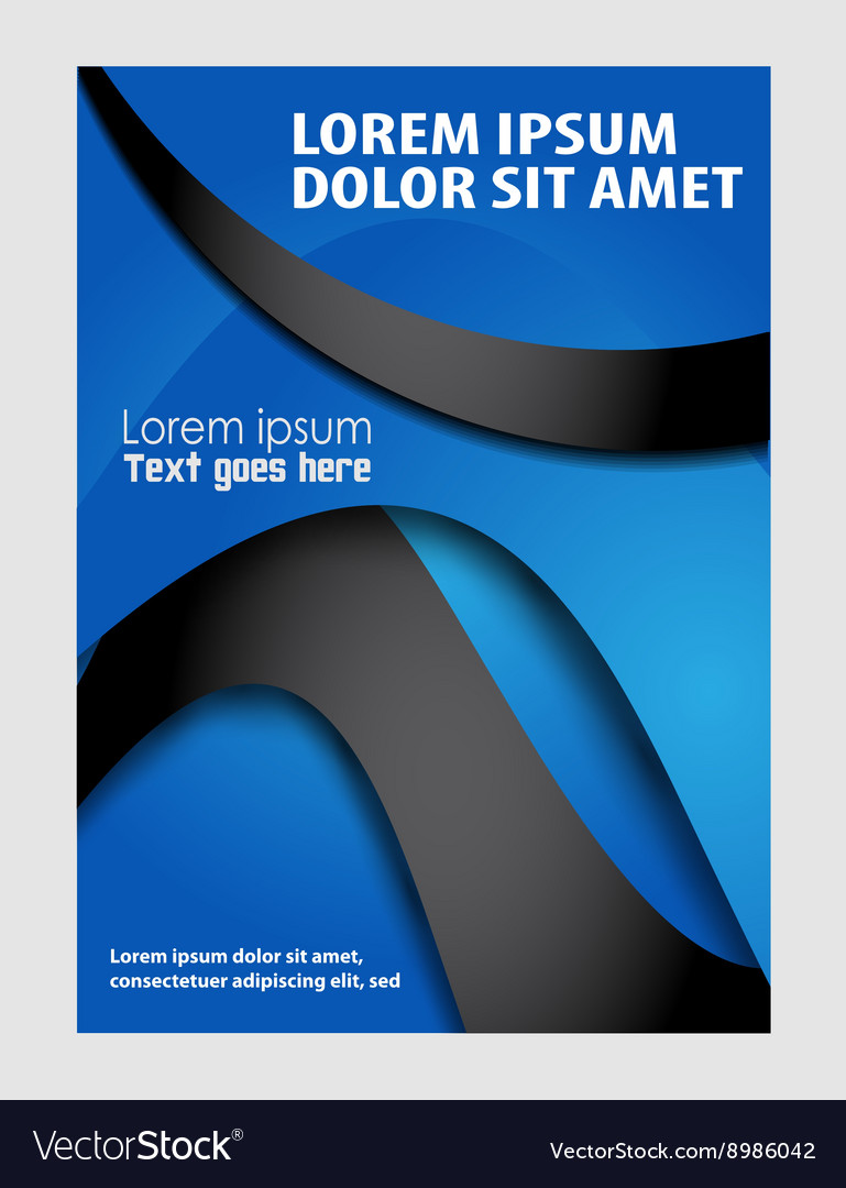 Flyer design content background layout