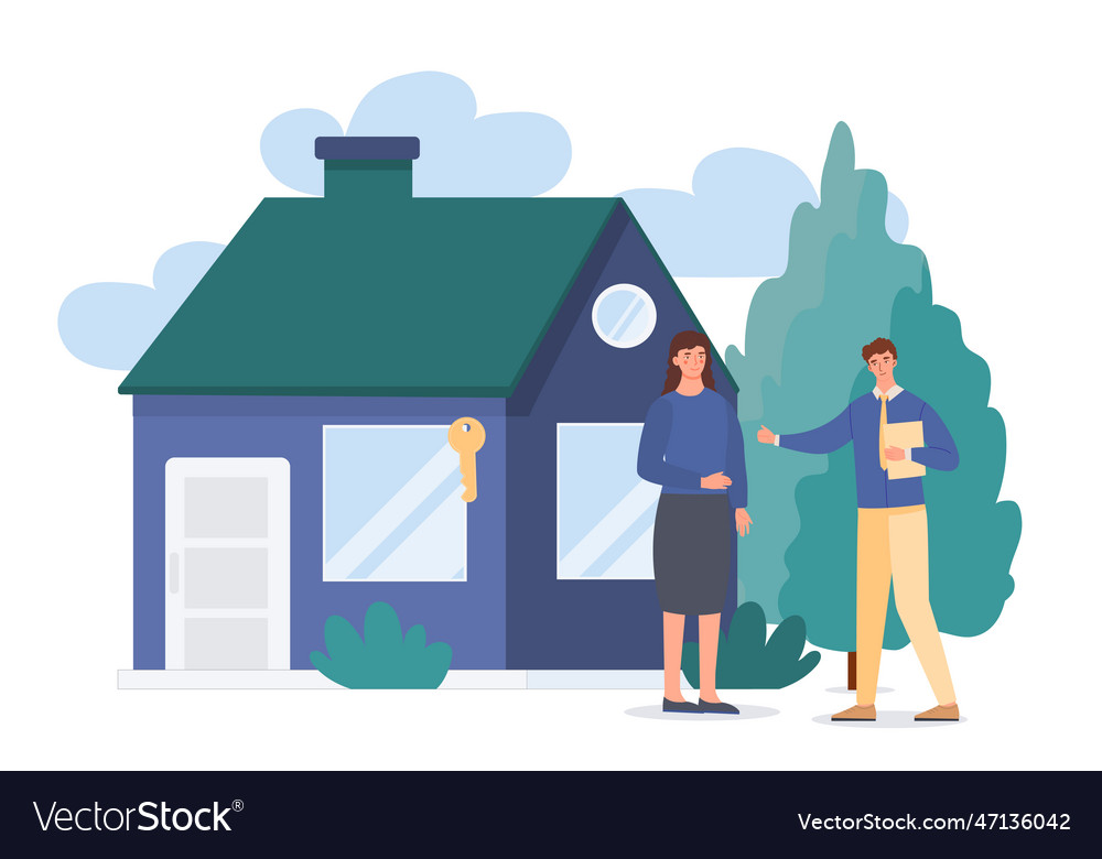 House selection concept Royalty Free Vector Image