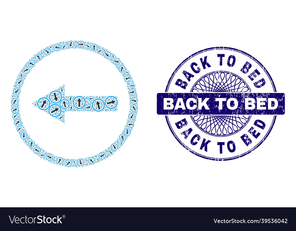 Left rounded arrow fractal composition of vector image Left rounded arrow fractal composition of