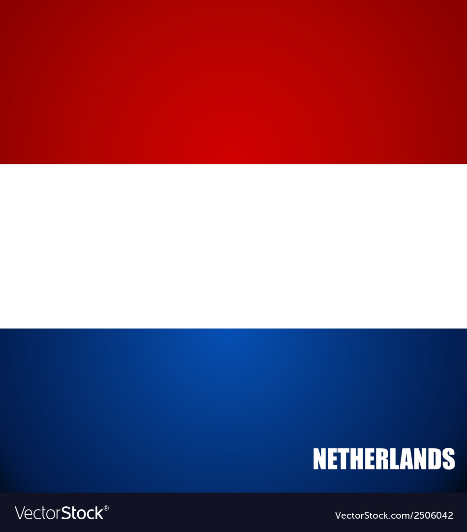 Niederlande Fahnen Konzept Design