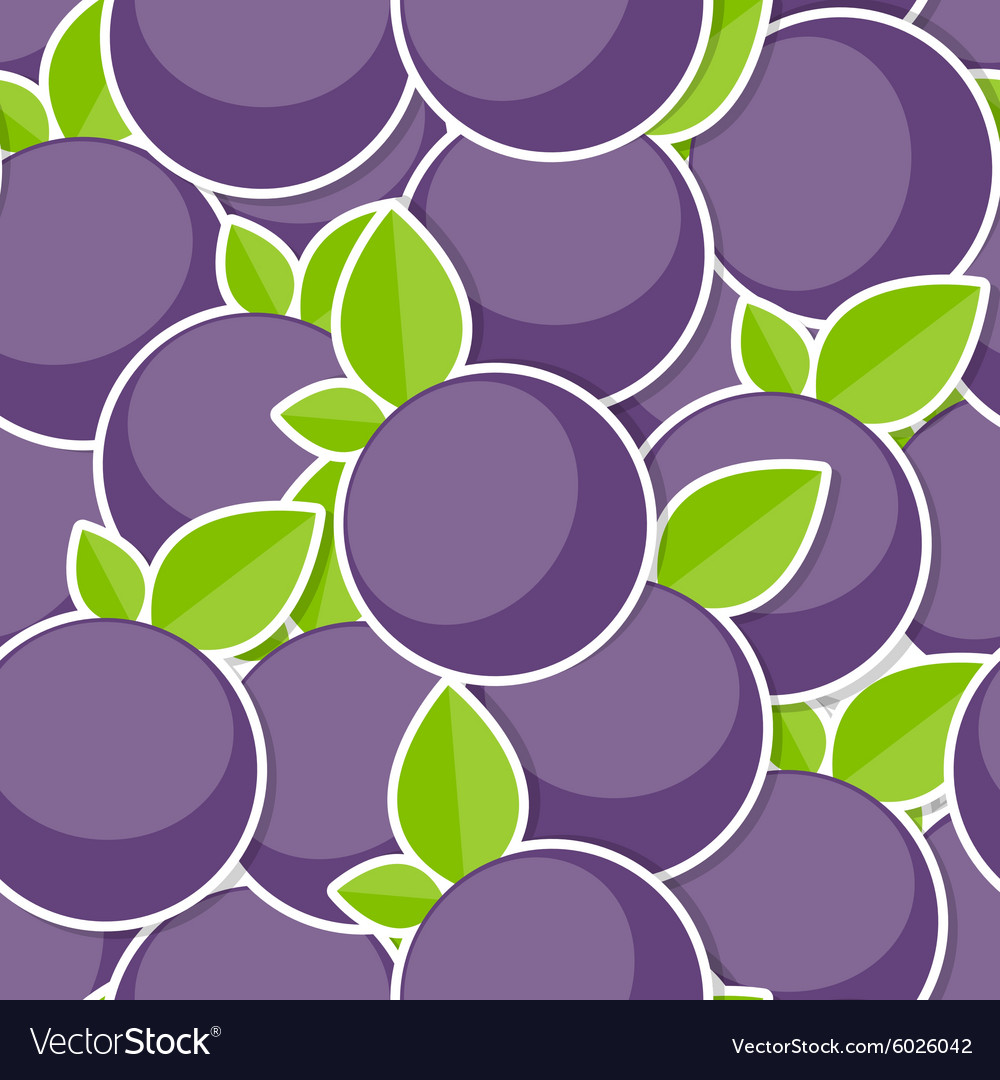 Seamless pattern background from berrys