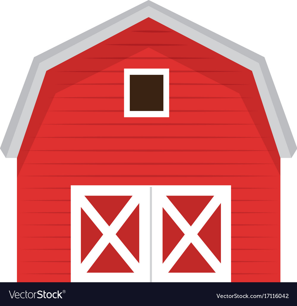 Stable building isolated icon Royalty Free Vector Image