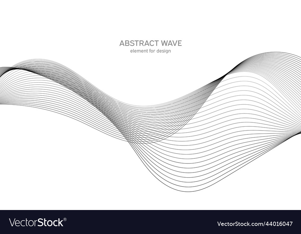 Abstract wave element for design digital vector image Abstract wave element for design digital