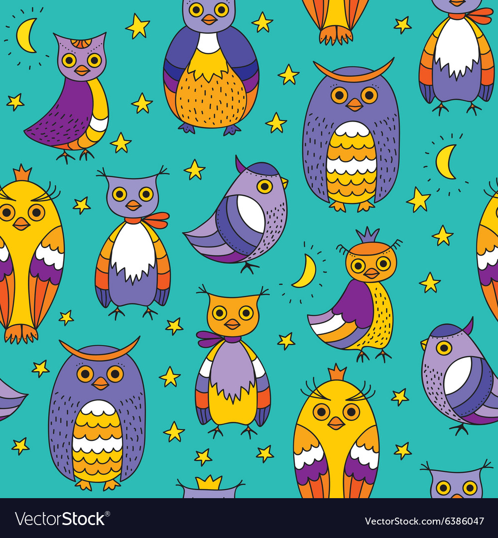 Background with owls