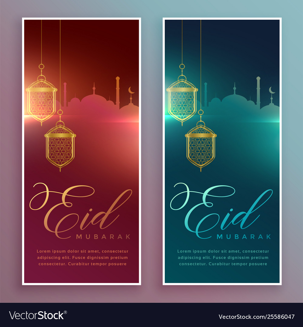 Creative eid festival banner design