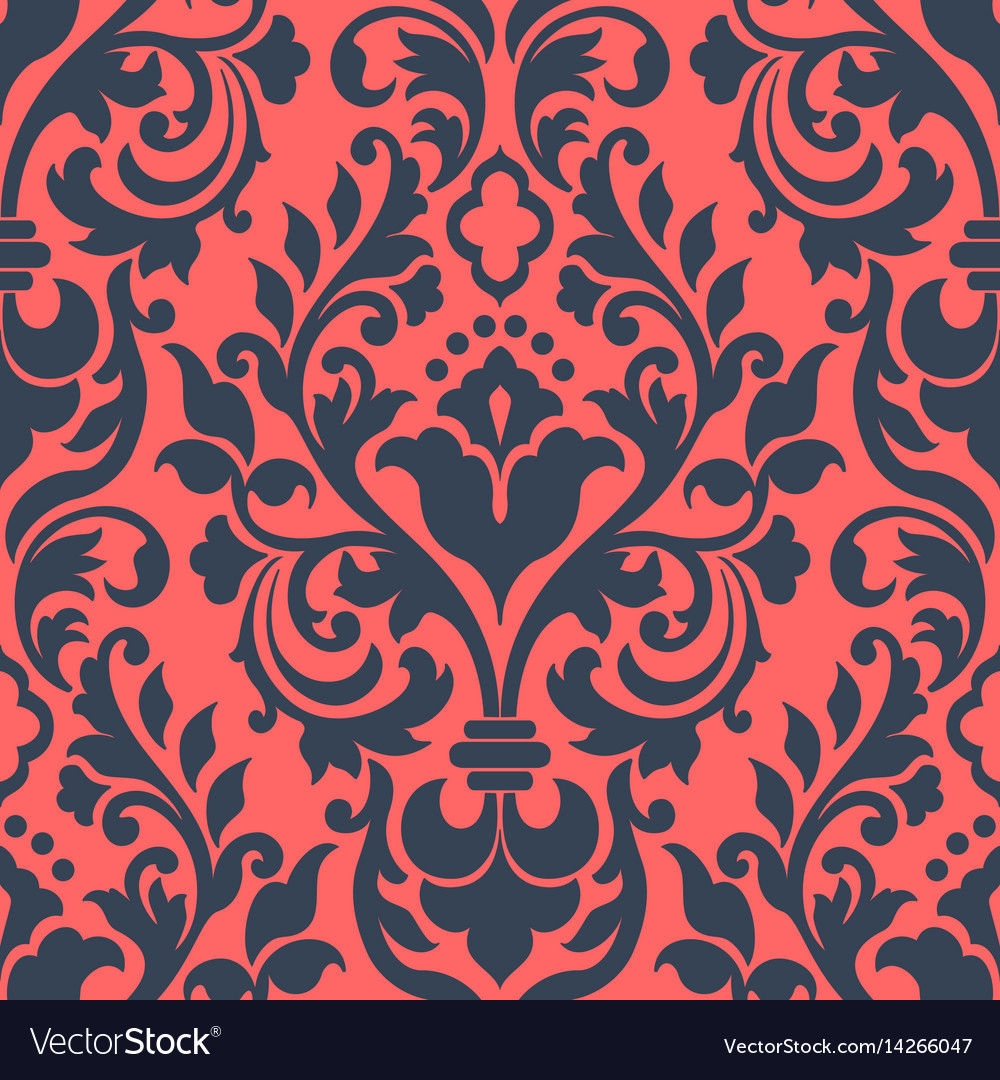 Damask seamless pattern element classical luxury