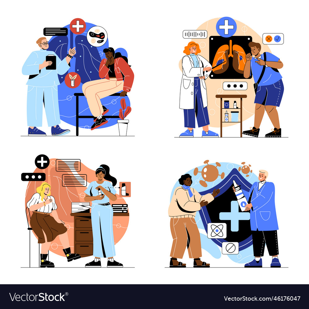 Respiratory illness concept