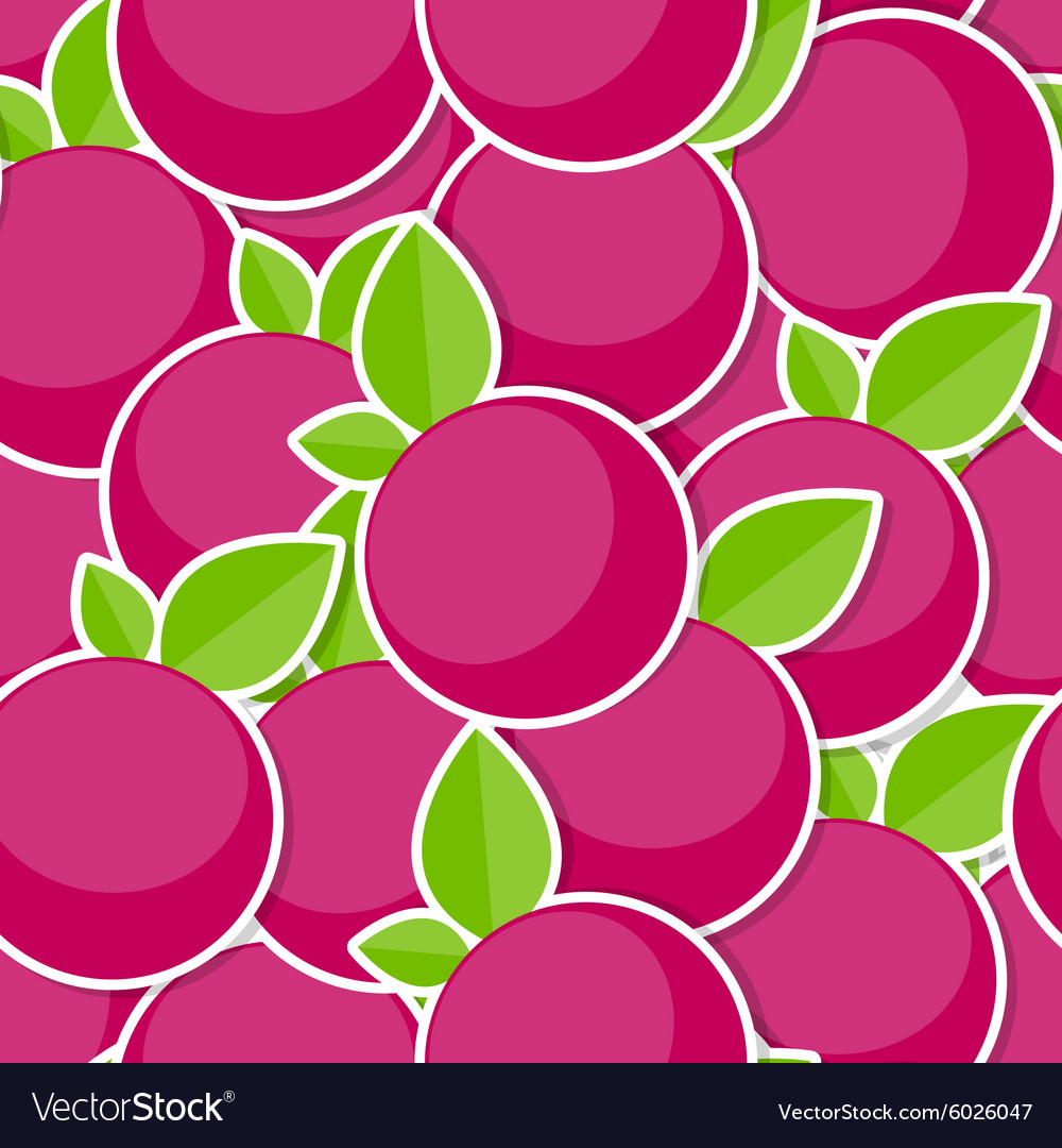 Seamless pattern background from berrys