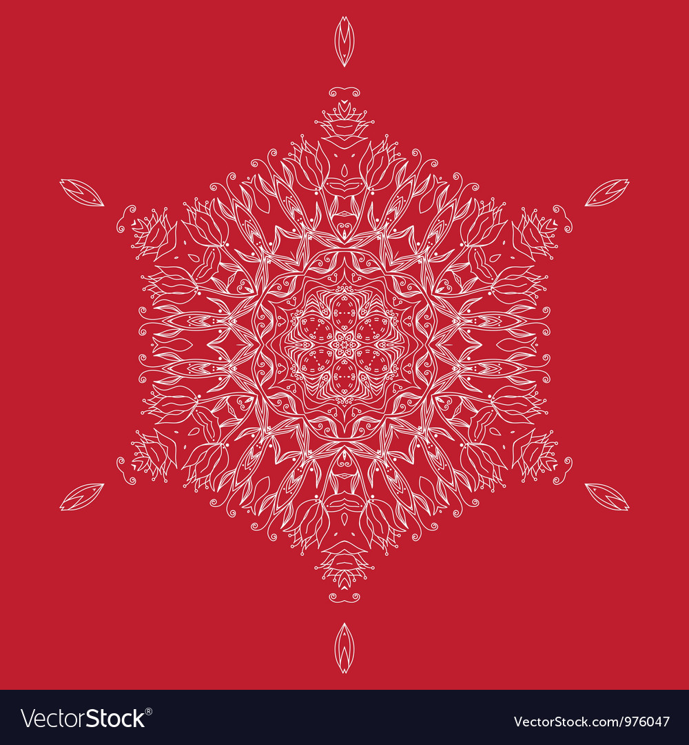 Winter Snowflake Pattern
