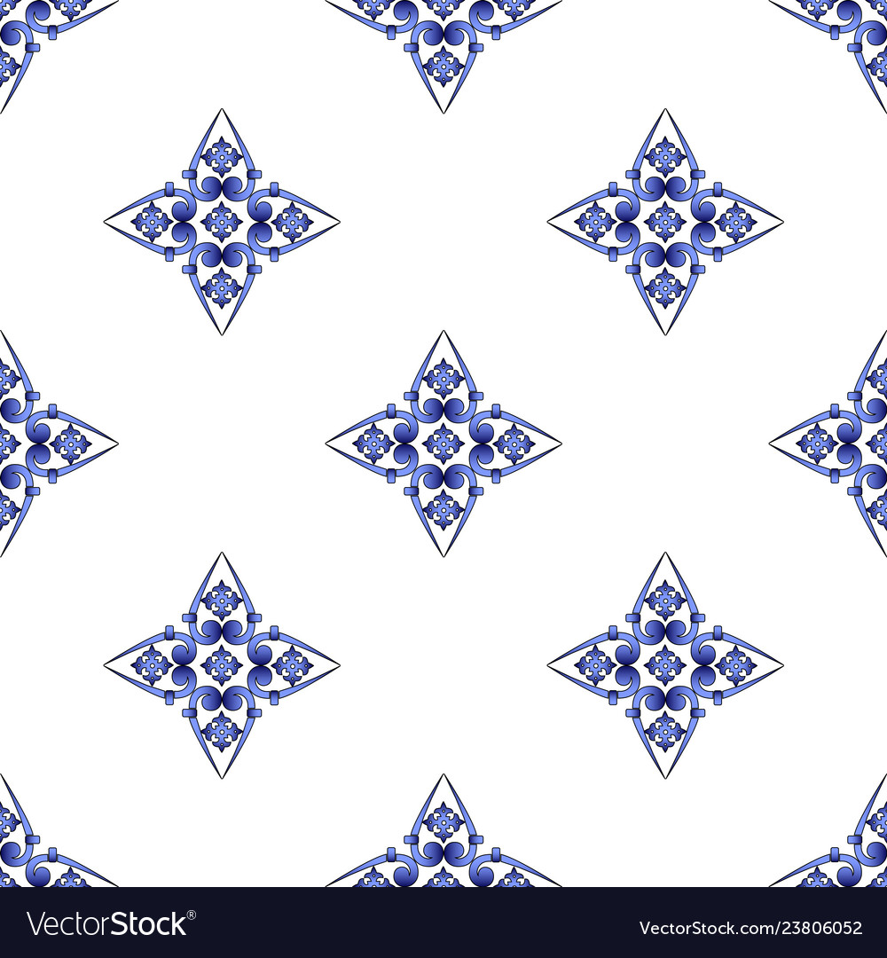 Abstract seamless patchwork pattern