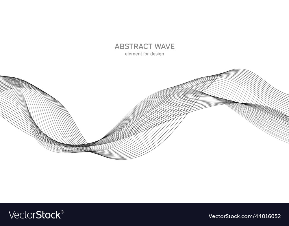 Abstract wave element for design digital vector image Abstract wave element for design digital