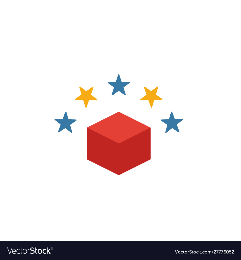 Block reward icon simple element from blockchain