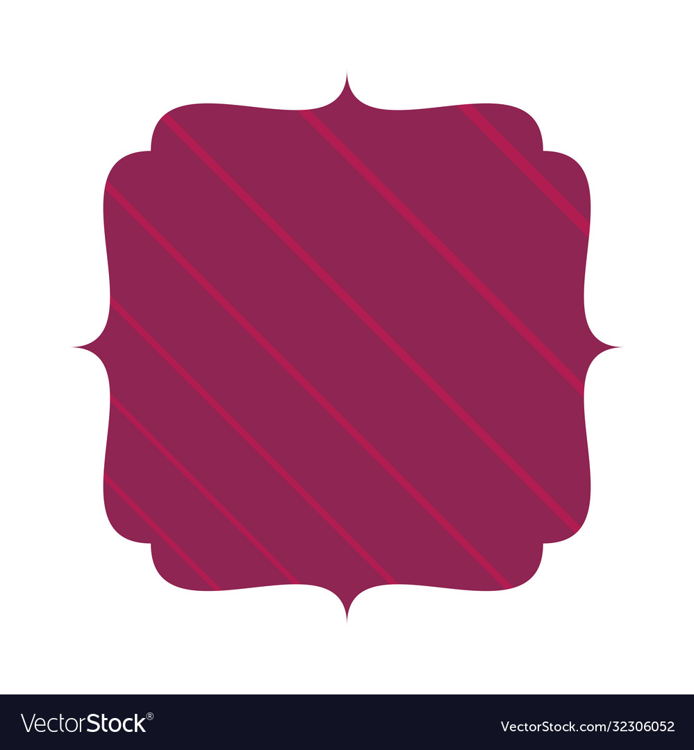 Elegant red color frame icon