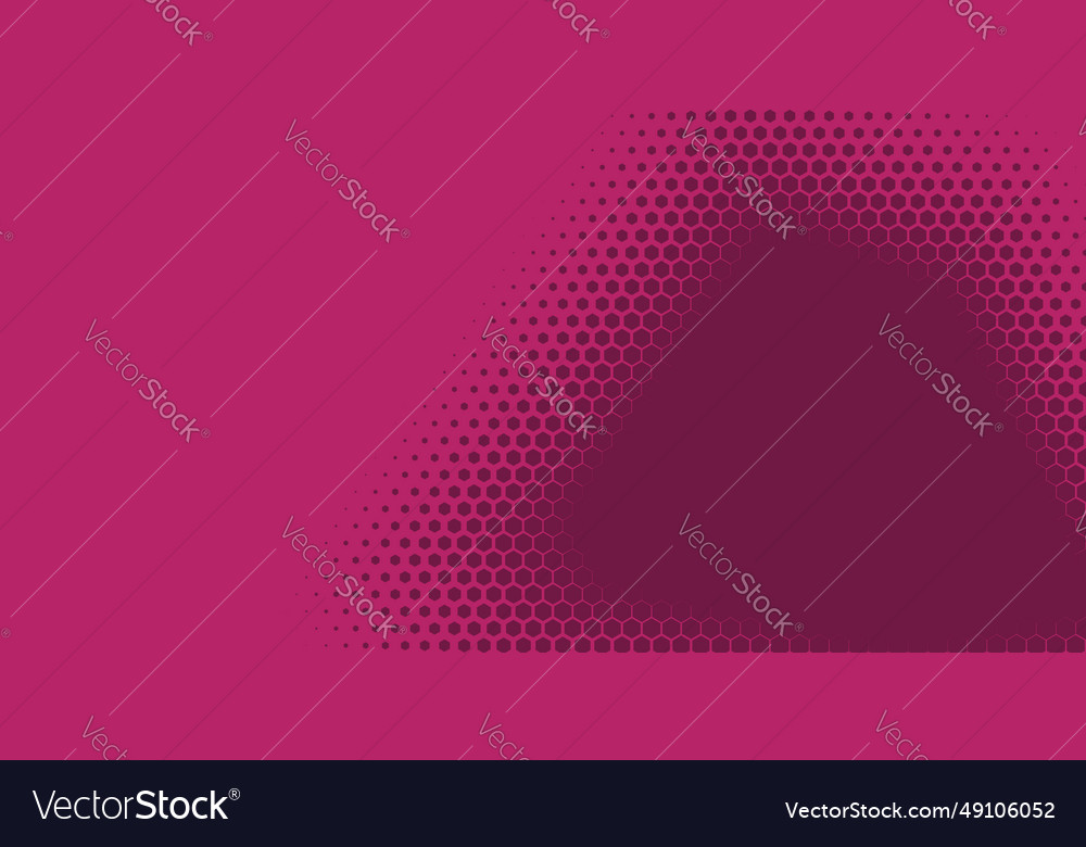 Geometric abstract hexagon two color background