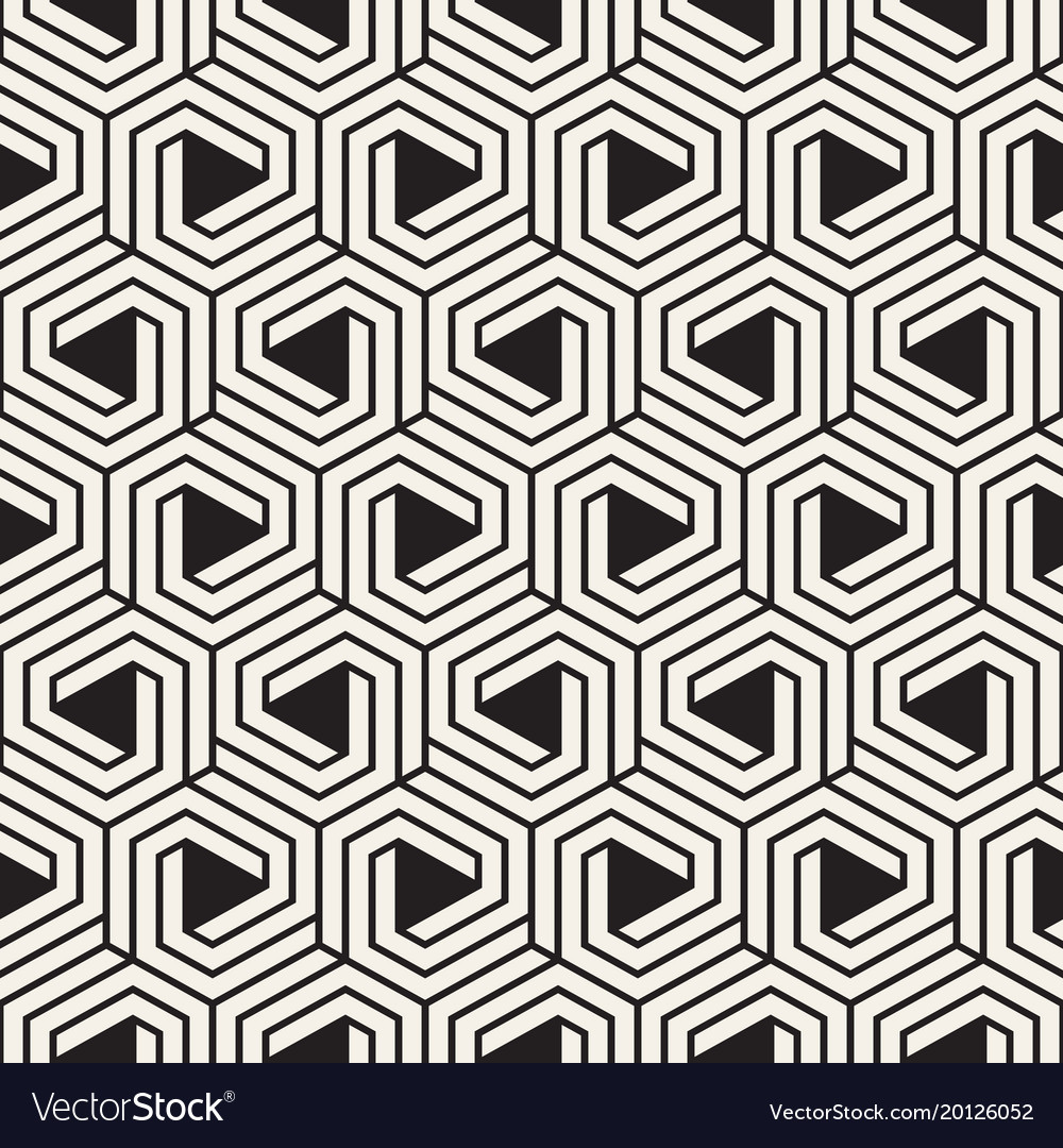 Modern Lattice Geometric Pattern