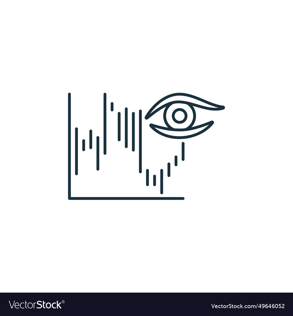 Monitoring icon monochrome simple sign from data