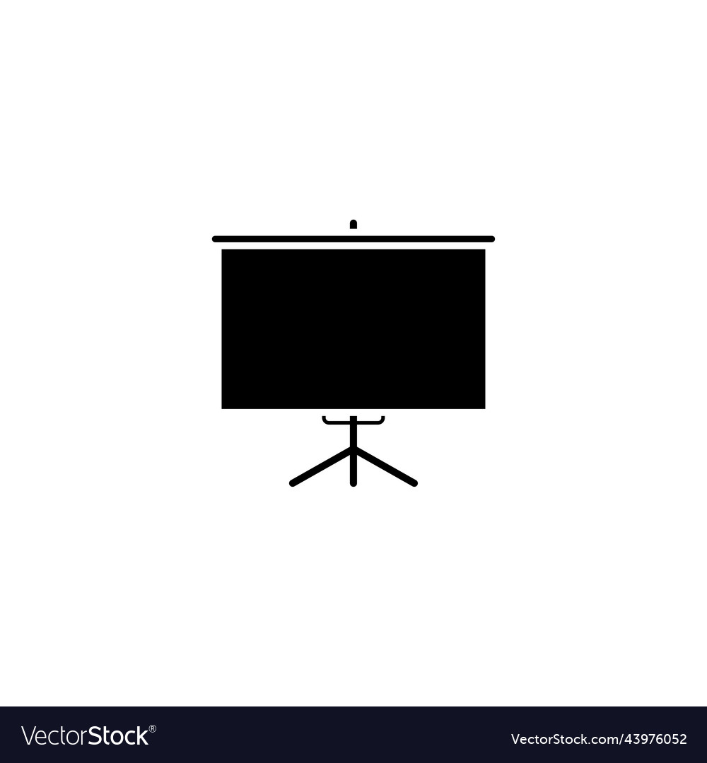 Projection screen icon design template