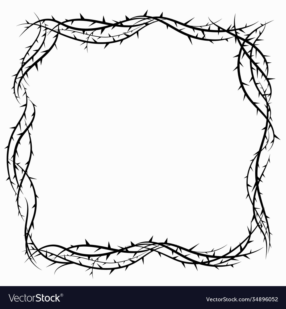 Realistic design crown thorns Royalty Free Vector Image