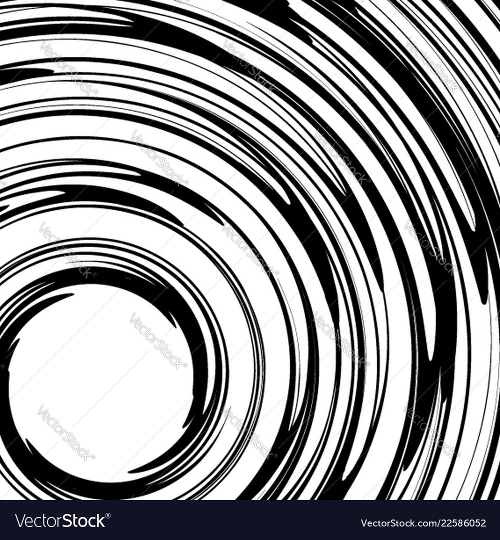 Rotating spiral element abstract swirl vortex Vector Image