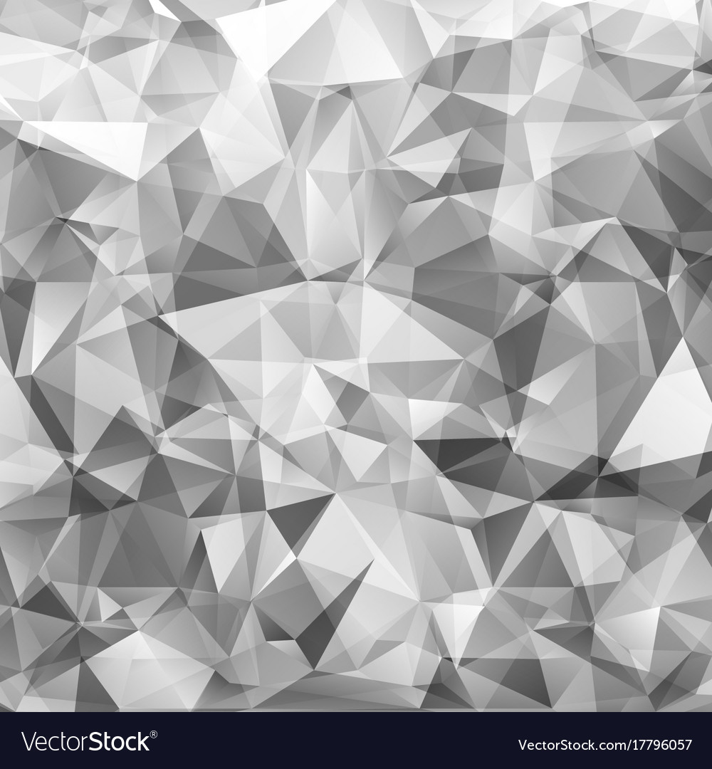 Abstract gray triangles background Royalty Free Vector Image