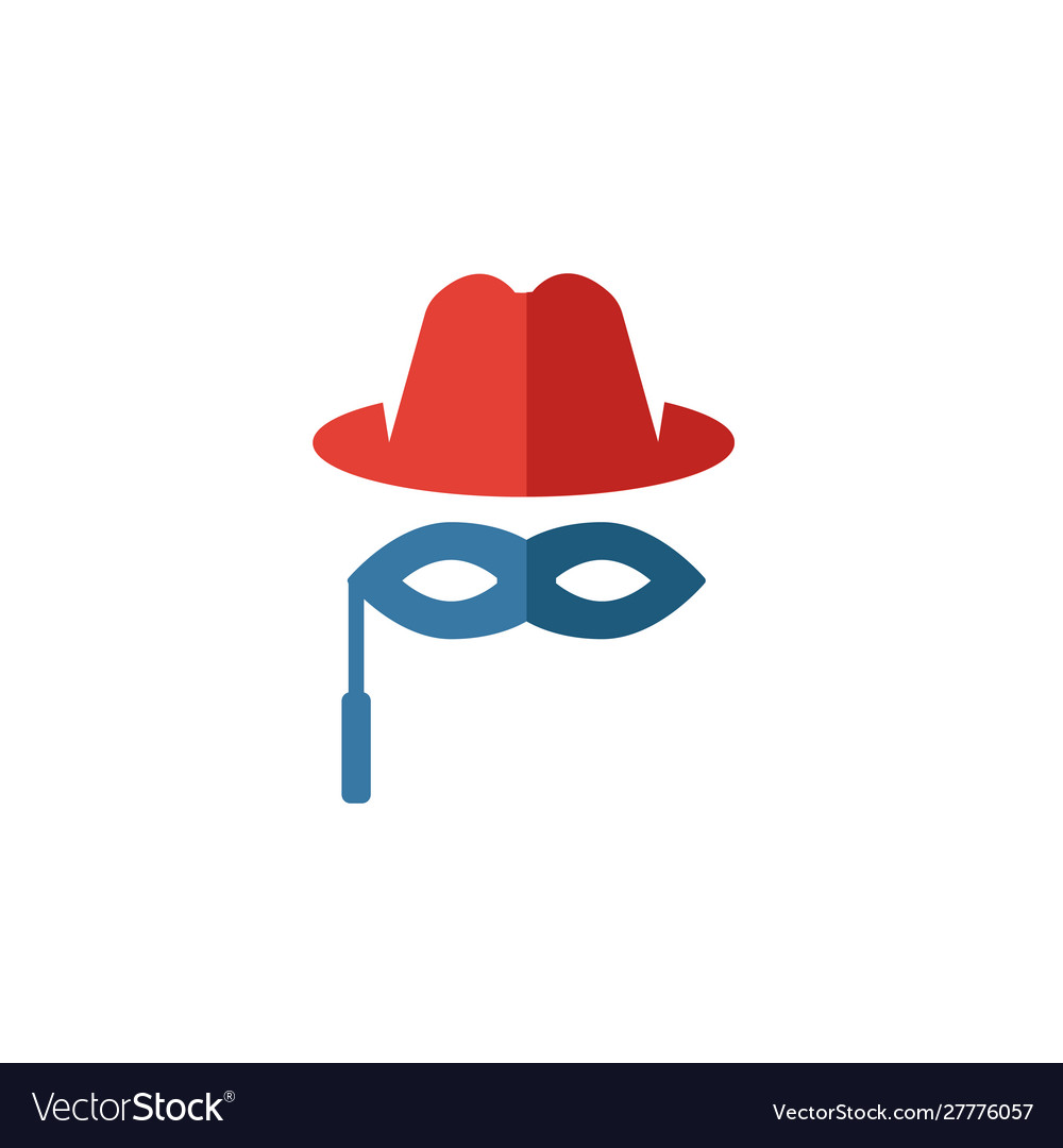 Anonymity icon simple element from blockchain
