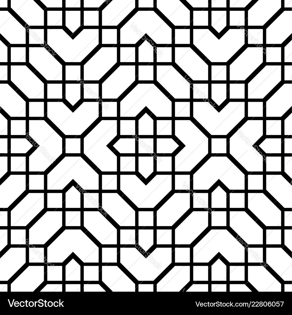 Design seamless monochrome grating pattern Vector Image