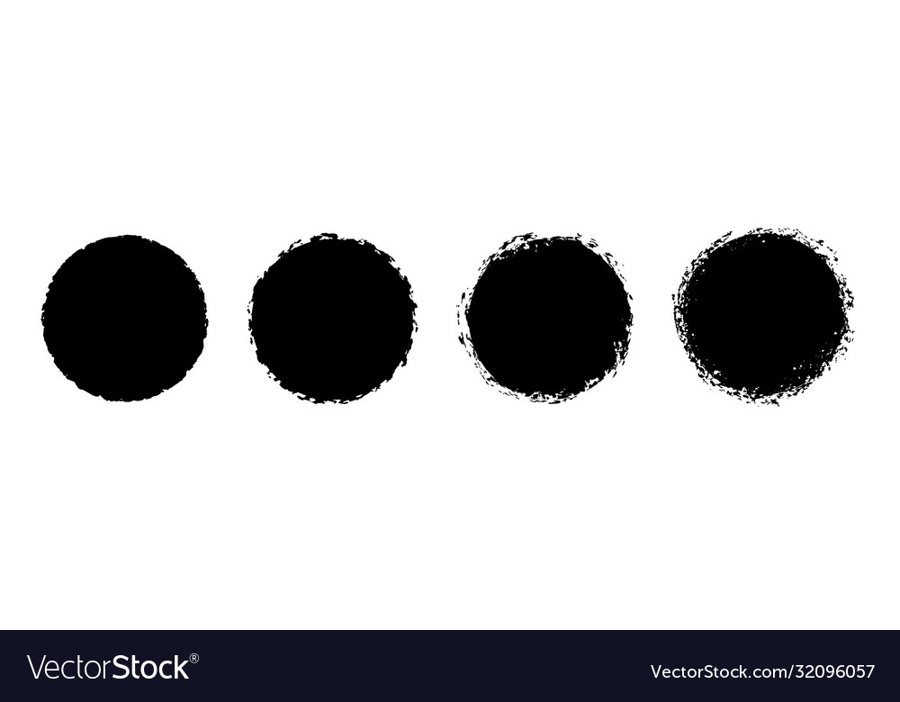 Grunge circle stamp round badge distress vector image Grunge circle stamp round badge distress