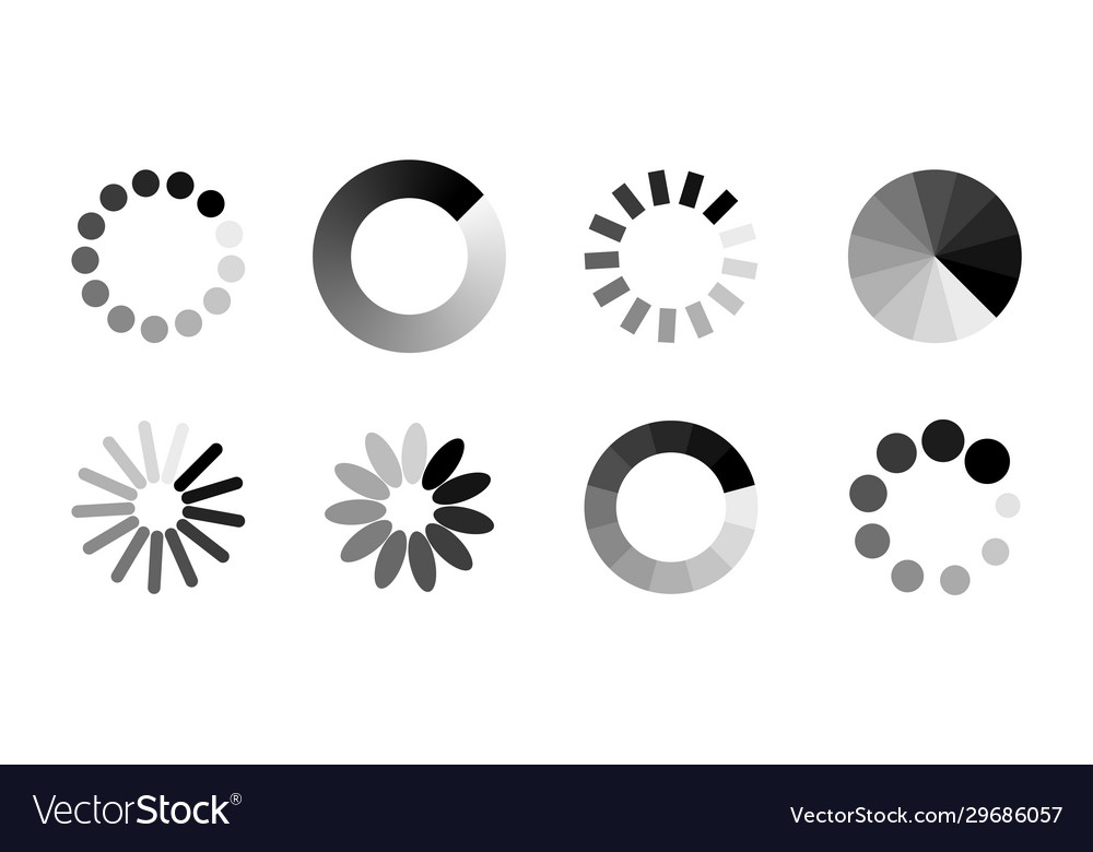 Progress bar loading icon load download process